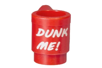 LEGO Minifig, Tazza per utensili con "DUNK ME!" bianco Motivo