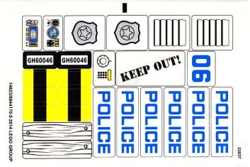 LEGO Sticker for Set 60046