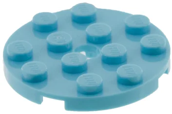 LEGO Plate, Round 4 x 4 with Hole