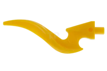 LEGO Golf Afgerond Enkel met Pin (Flame)