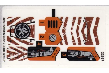 LEGO Sticker for Set 70220