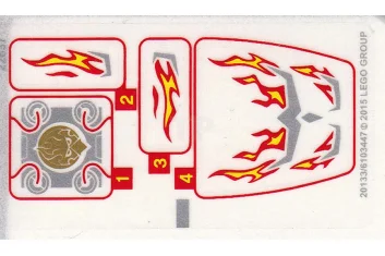 LEGO Sticker for Set 70222