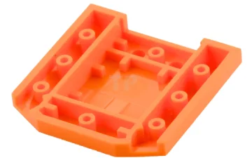 LEGO Plate 4 x 4 x 2/3 Triple Curved with Lightning…