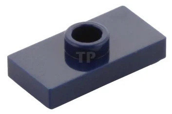 LEGO Plate, Modified 1 x 2 with 1 Stud with Groove…