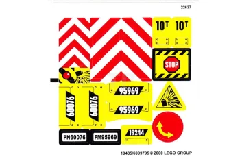 LEGO Sticker for Set 60076