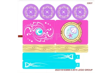 LEGO Sticker for Set 41073