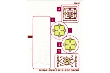 LEGO Sticker for Set 41072