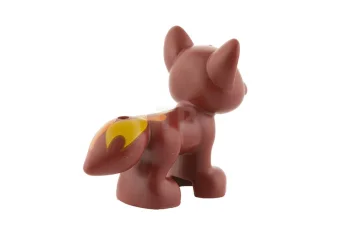 LEGO Fox with Face Decoration Pattern
