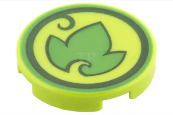 LEGO Tegel 2 x 2 Rond met Onderste O en Aarde…