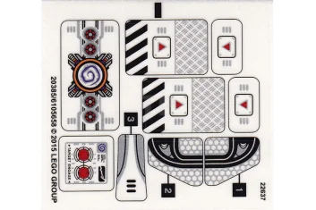 LEGO Sticker for Set 70168