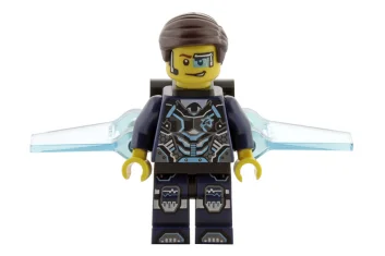 LEGO Agent Curtis Bolt with Wings - No Stickers on Wings