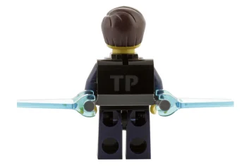 LEGO Agent Curtis Bolt with Wings - No Stickers on Wings