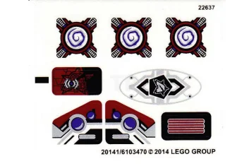 LEGO Sticker voor set 70166