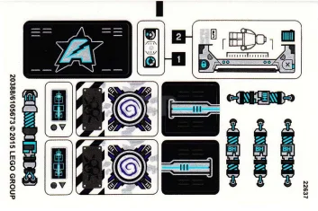 LEGO Adesivo per il set 70169