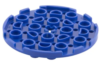 LEGO Platte, rund 6 x 6 mit Loch