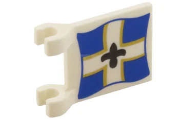 LEGO Flagge 2 x 2 Quadrat mit kaiserlichem Soldat Schwarzes Symbol…