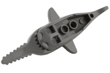 LEGO Motif de poisson-scie avec branchies et yeux (Assemblage complet).