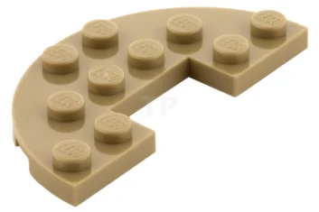 LEGO Plate 3 x 6 Half Round with 1 x 2…