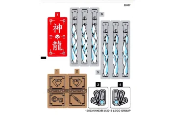 LEGO Sticker for Set 70748