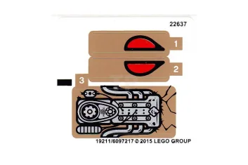 LEGO Sticker for Set 70745