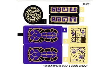 LEGO Sticker for Set 70749