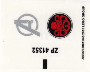 LEGO Sticker voor set 76030