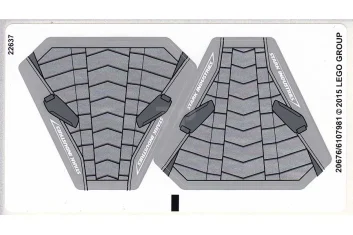 LEGO Autocollant pour l'ensemble 76031