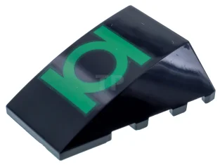 LEGO Slope 4 x 4 Wedge with Lantern Logo Pattern