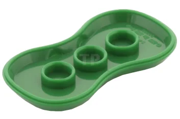 LEGO Piastra, modificata 2 x 4 con 2 borchie e lati…