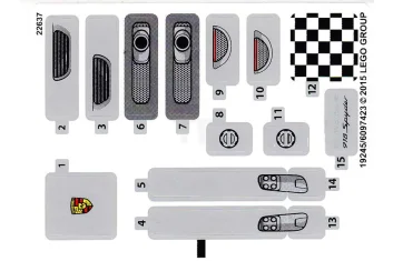 LEGO Sticker for Set 75910