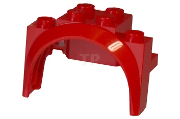 LEGO Vehicle, Mudguard 4 x 2 1/2 x 2 1/3 with…