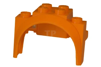 LEGO Vehicle, Mudguard 4 x 2 1/2 x 2 1/3 with…