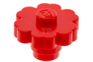 LEGO Fleur 2 x 2 avec studs solides arrondis