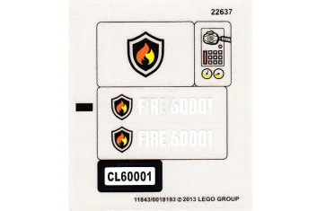 LEGO Sticker for Set 60001