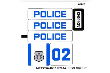 LEGO Adesivo per il set 60042