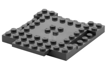 LEGO Brick, Modified 8 x 8 with 1 x 4 Indentations…