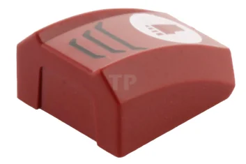 LEGO Pendenza 2 x 2 curvo con bordo e logo del…