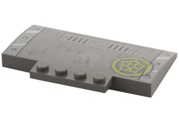 LEGO Slope, Curved 5 x 8 x 2/3 with Sewer Grate…