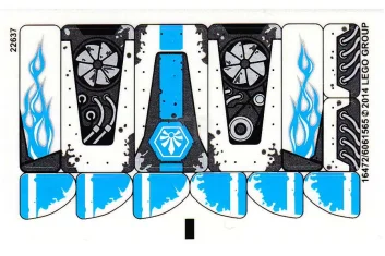 LEGO Autocollant pour l'ensemble 70129