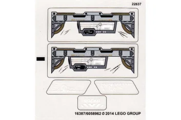 LEGO Sticker for Set 44019