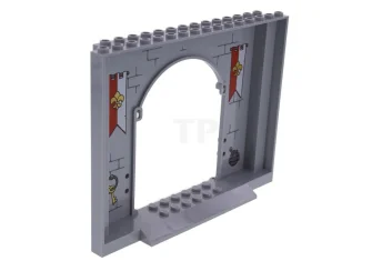 LEGO Panel 4 x 16 x 10 with Arch and Fleur…