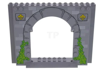 LEGO Panel 4 x 16 x 10 with Arch and Fleur…