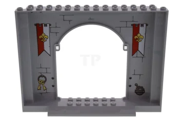 LEGO Panel 4 x 16 x 10 with Arch and Fleur…