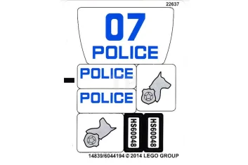 LEGO Sticker for Set 60048