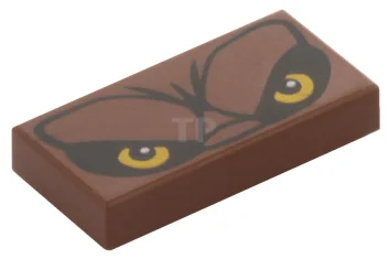 LEGO Piastrelle 1 x 2 con motivo a forma di occhi