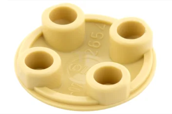 LEGO Platte 2 x 2 Rund mit konvexem Boden und Gorilla-Maul-Muster