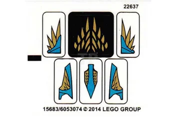 LEGO Sticker for Set 70124