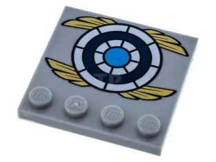 LEGO Tile 4 x 4 with Studs on Edge with Target…