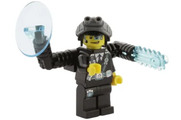 LEGO Agent Curtis Bolt Complete - No Sticker on Shield