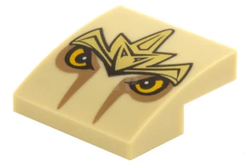 LEGO Slope 2 x 2 x 2/3 Curved with Lion Face…